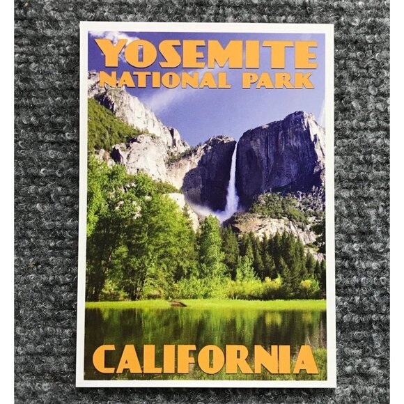 VTG National Park Postcards Set Of 4 Yosemite Everglades Yellowstone Mt. Rainier - Picture 8 of 13